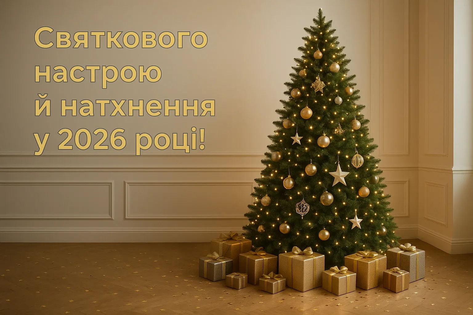 Привітання з прийдешнім новим роком 2026: коли попереду лише світлі думки Привітання з прийдешнім новим роком 2026: коли попереду лише світлі думки