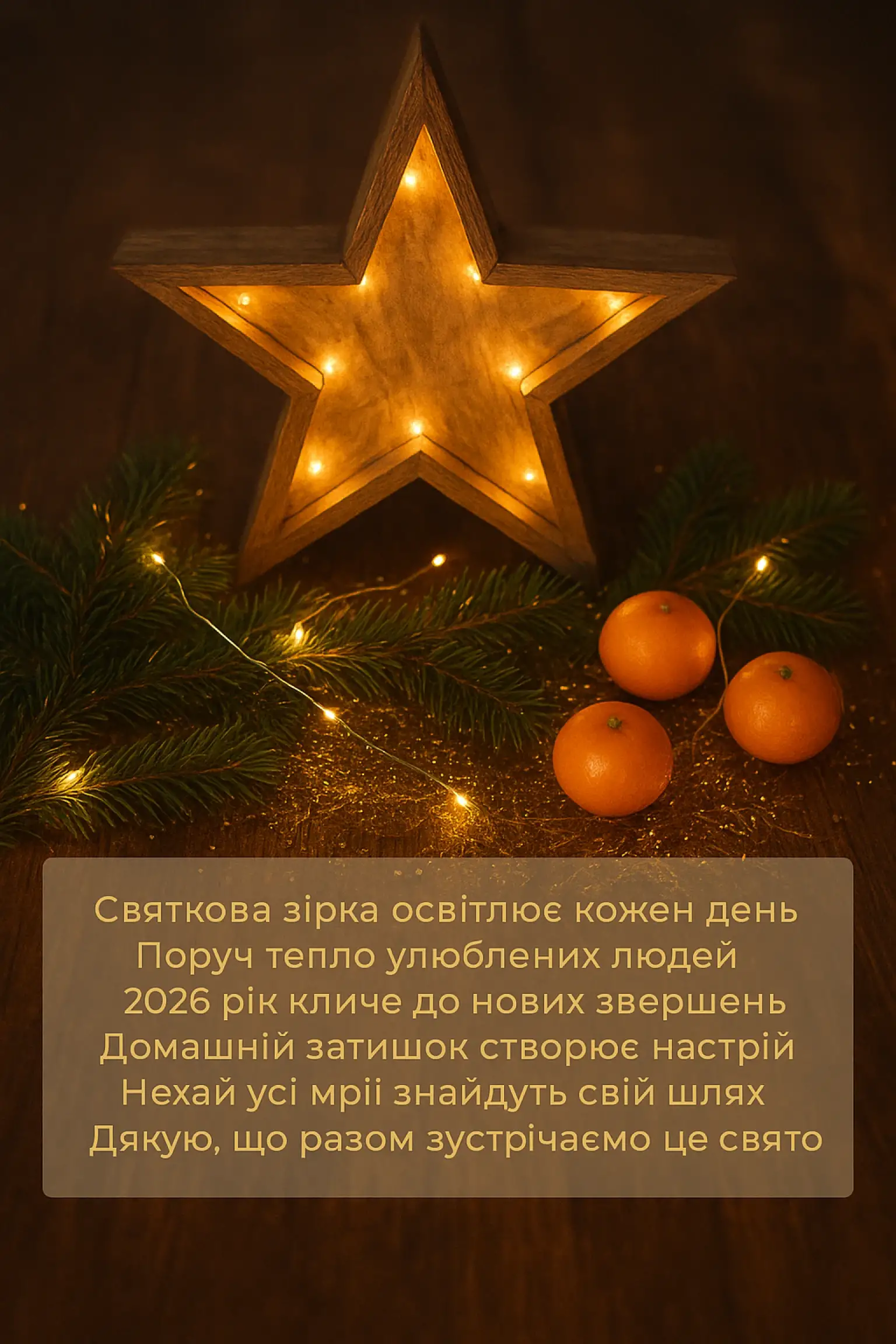 Привітання з прийдешнім новим роком 2026: коли попереду лише світлі думки Привітання з прийдешнім новим роком 2026: коли попереду лише світлі думки