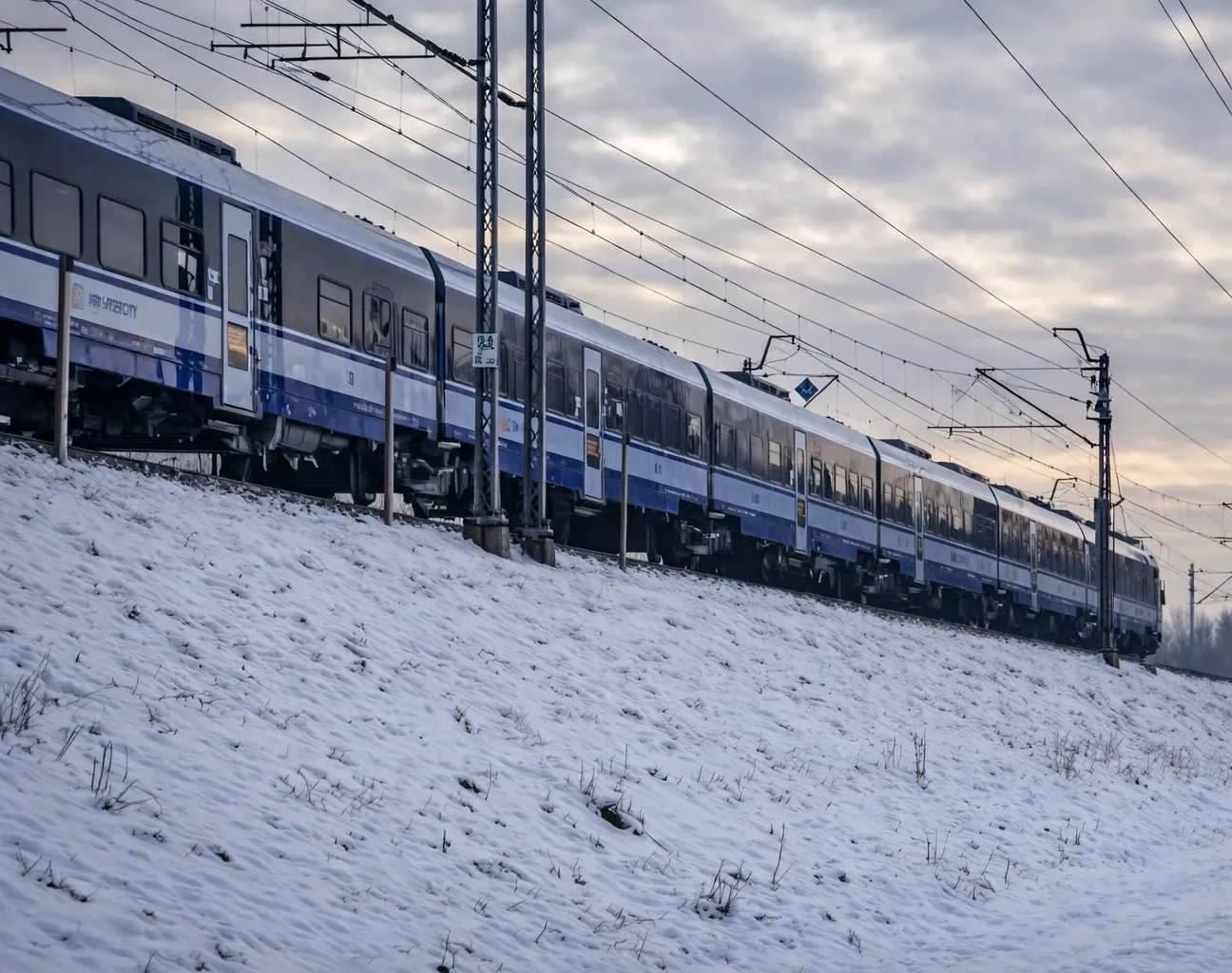 Залізниця Польщі спіткнулася напередодні Нового року – поїзди годинами стояли біля Варшави