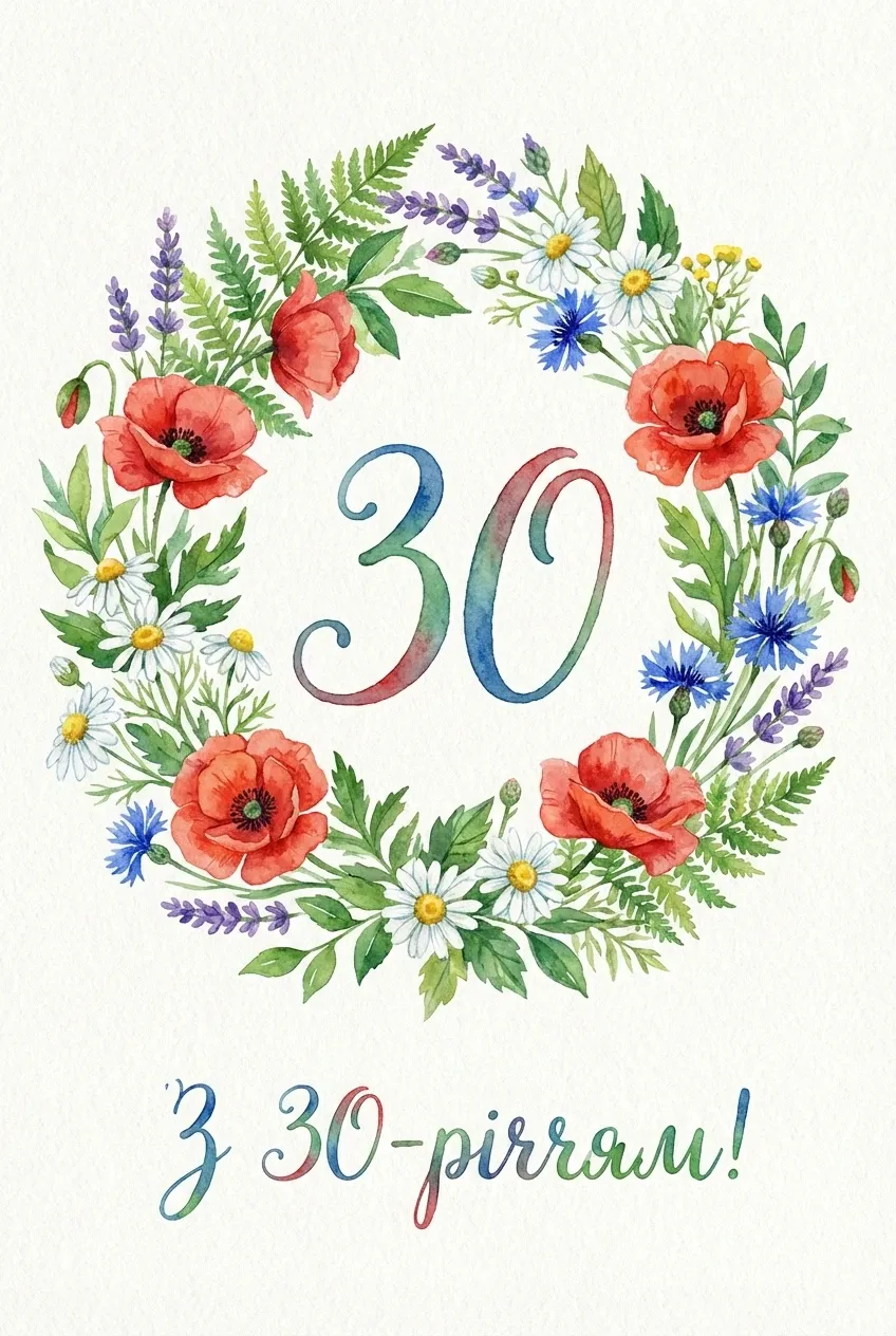 привітання з ювілеєм 30 років дівчині привітання з ювілеєм 30 років дівчині
