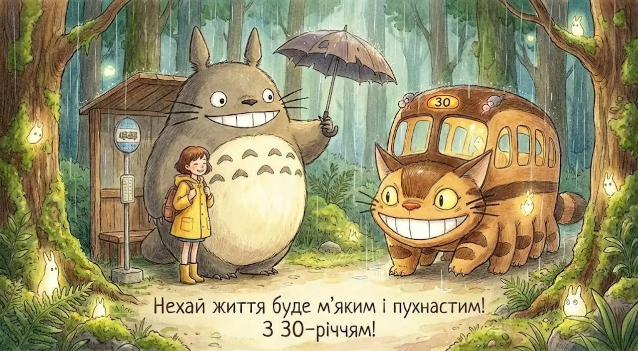 Привітання з ювілеєм на 30 років для дівчини