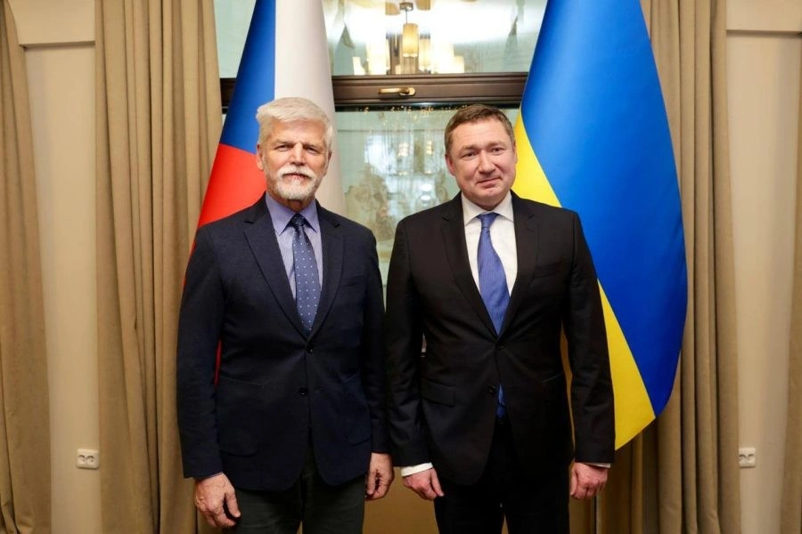 Президент Чехії Петр Павел відвідав Львівщину: розмова про обстріл і вшанування полеглих
