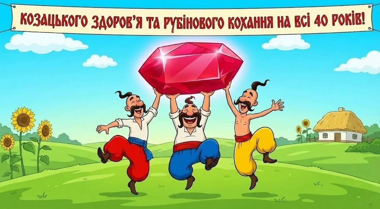 Картинки з привітаннями на 40 років весілля