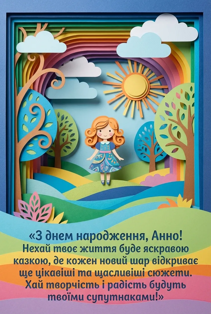 з днем народження Анна картинки українською з днем народження Анна картинки українською