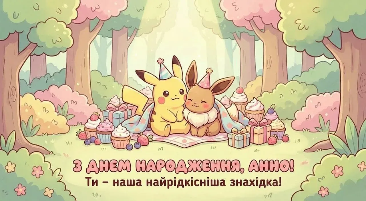 З днем народження, Анно: привітання та картинки українською