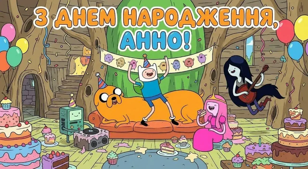 З днем народження, Анно: привітання та картинки українською