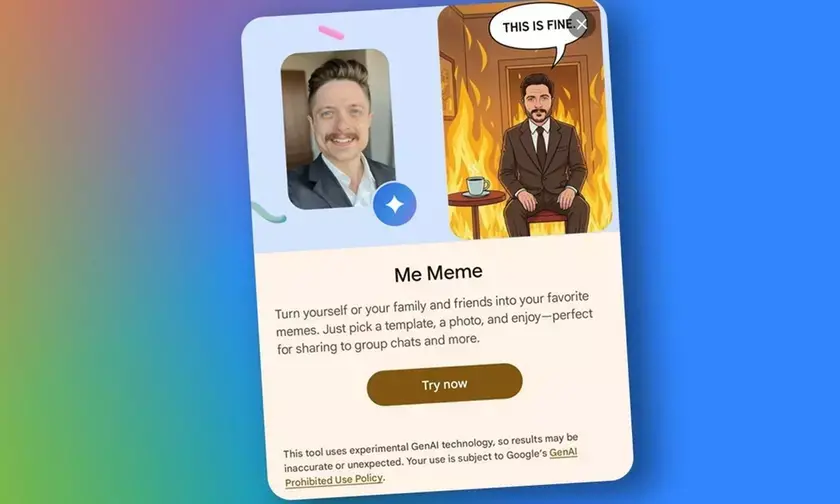 Google перетворює галерею на фабрику жартів: запущено генератор мемів Me Meme