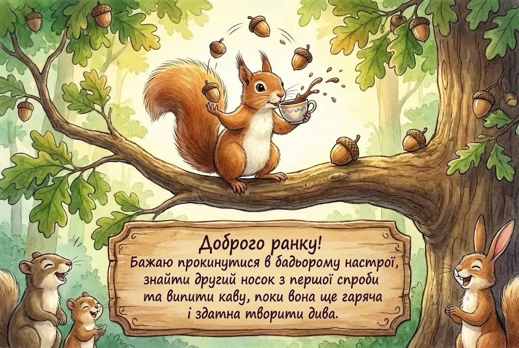 Доброго ранку: прикольні вітання для гарного настрою!