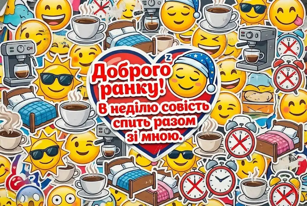 Доброго недільного ранку : найкращі картинки та душевні листівки для гарного настрою