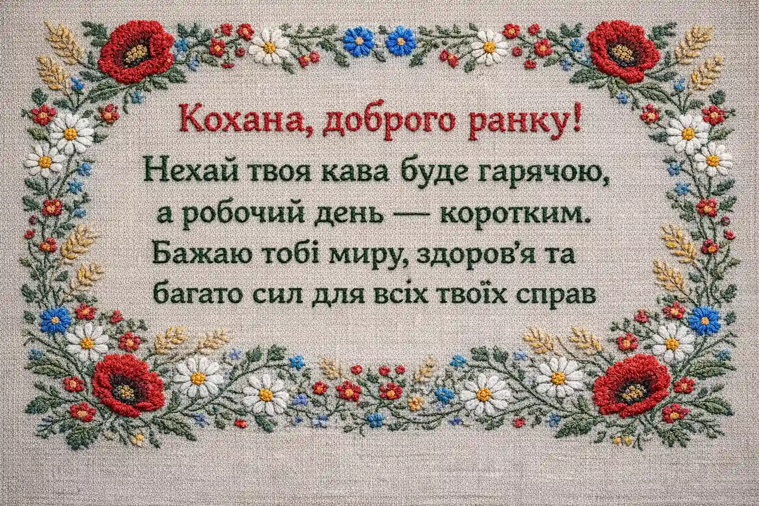 Доброго ранку, кохана: найтепліші побажання та красиві листівки для твоєї єдиної