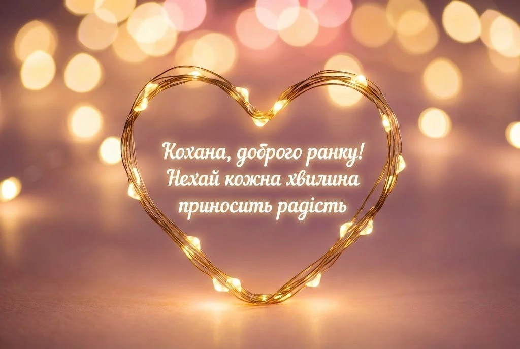 Доброго ранку, кохана: найтепліші побажання та красиві листівки для твоєї єдиної