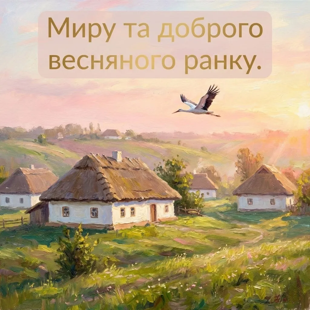 Україно, доброго весняного ранку: душевні побажання та красиві листівки для гарного настрою