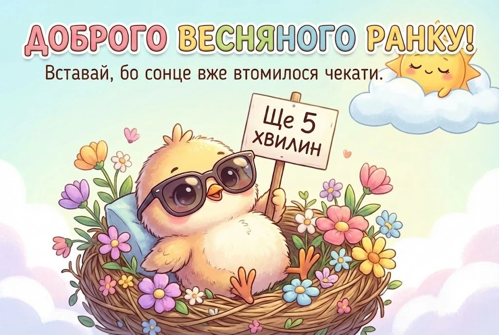 Україно, доброго весняного ранку: душевні побажання та красиві листівки для гарного настрою