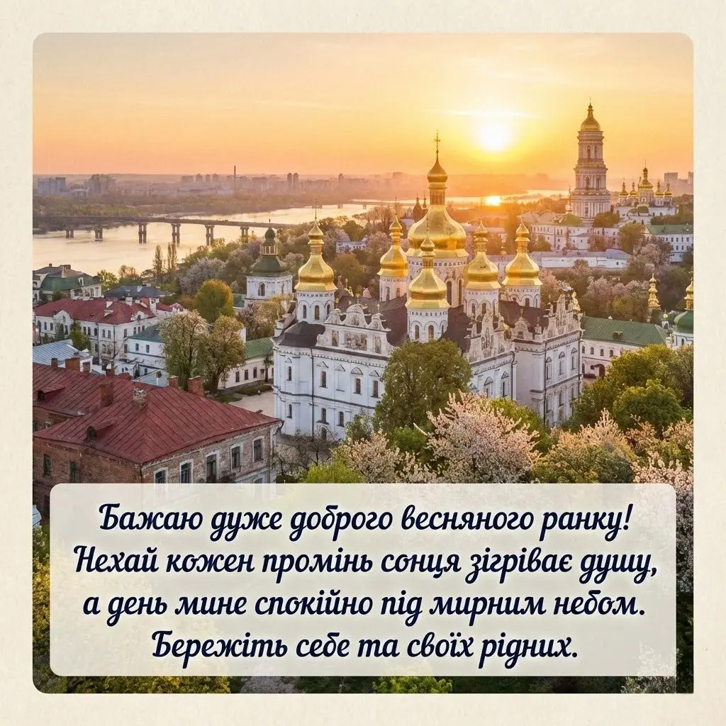 Україно, доброго весняного ранку: душевні побажання та красиві листівки для гарного настрою