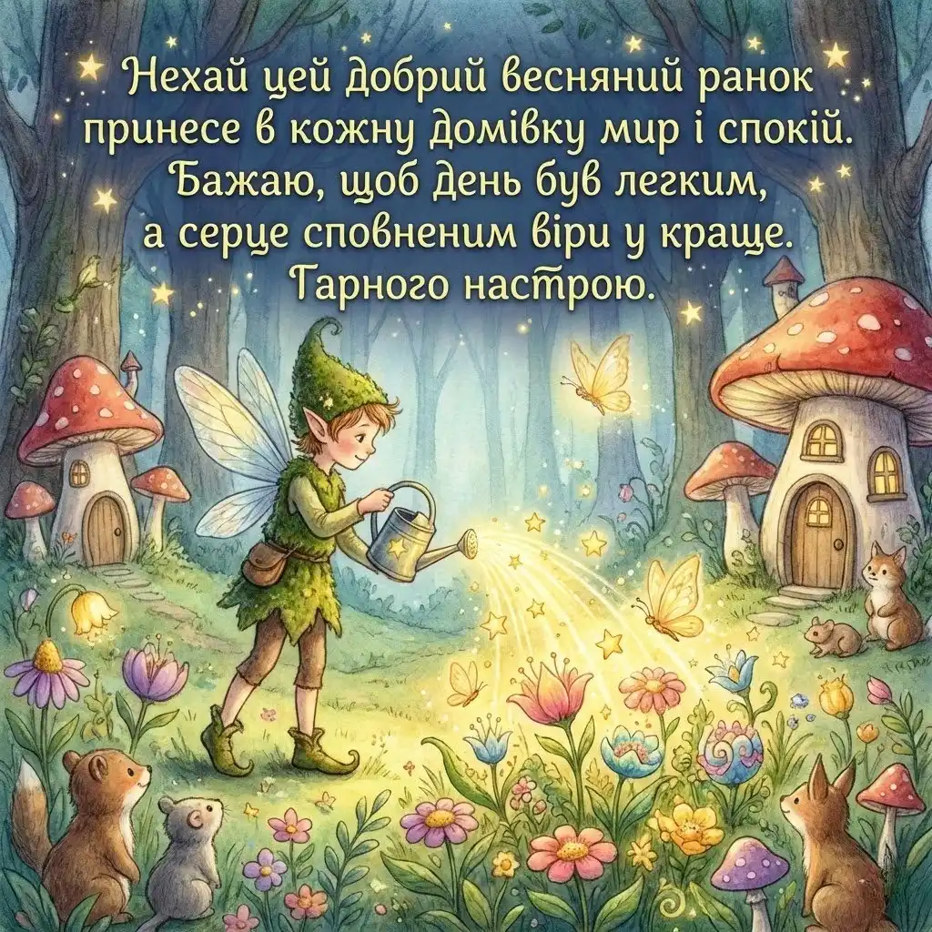Україно, доброго весняного ранку: душевні побажання та красиві листівки для гарного настрою