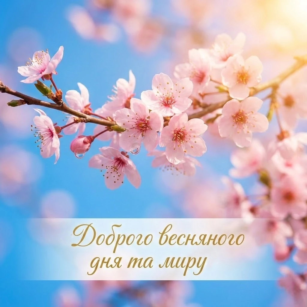 Доброго весняного дня: найкращі картинки та душевні вітання для гарного настрою
