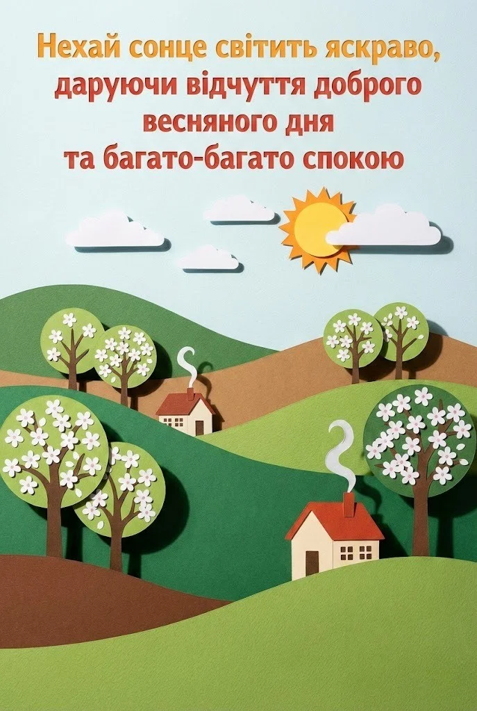 Доброго весняного дня: найкращі картинки та душевні вітання для гарного настрою