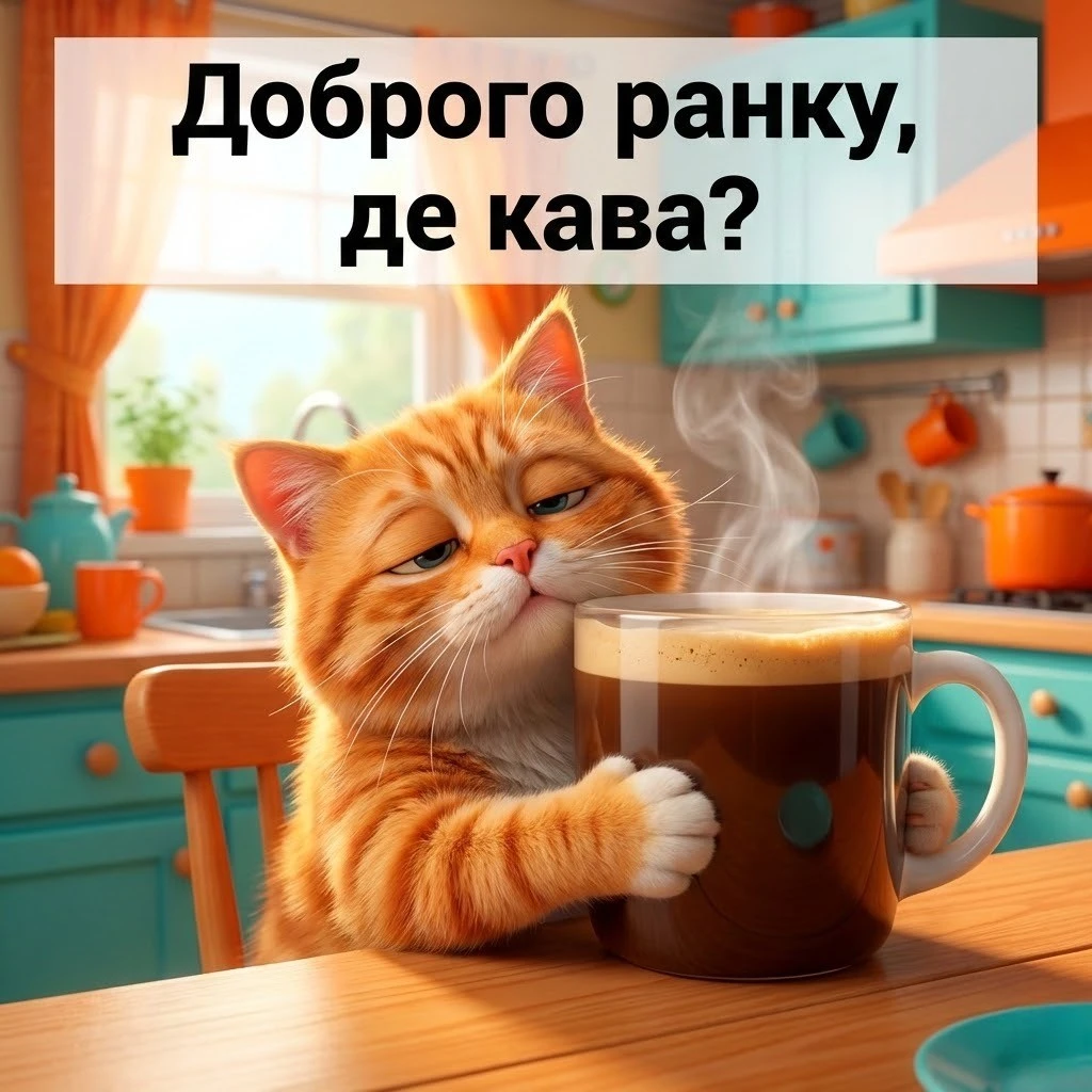 Доброго ранку та дещиця гумору для найкращого початку дня