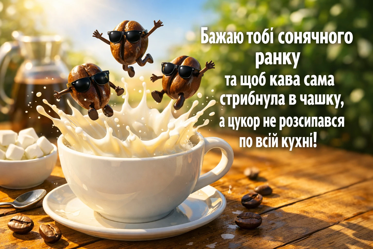 Доброго сонячного ранку: прикольні картинки для гарного настрою та бадьорого дня