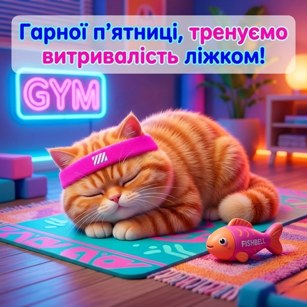 Гарної п’ятниці та доброго ранку: спортивні картинки з гумором для бадьорого настрою