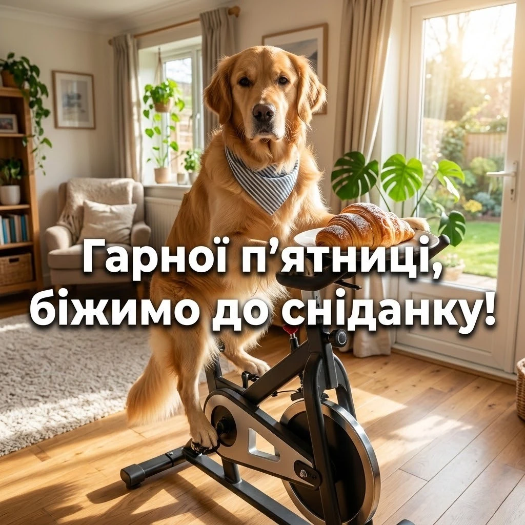 Гарної п’ятниці та доброго ранку: спортивні картинки з гумором для бадьорого настрою