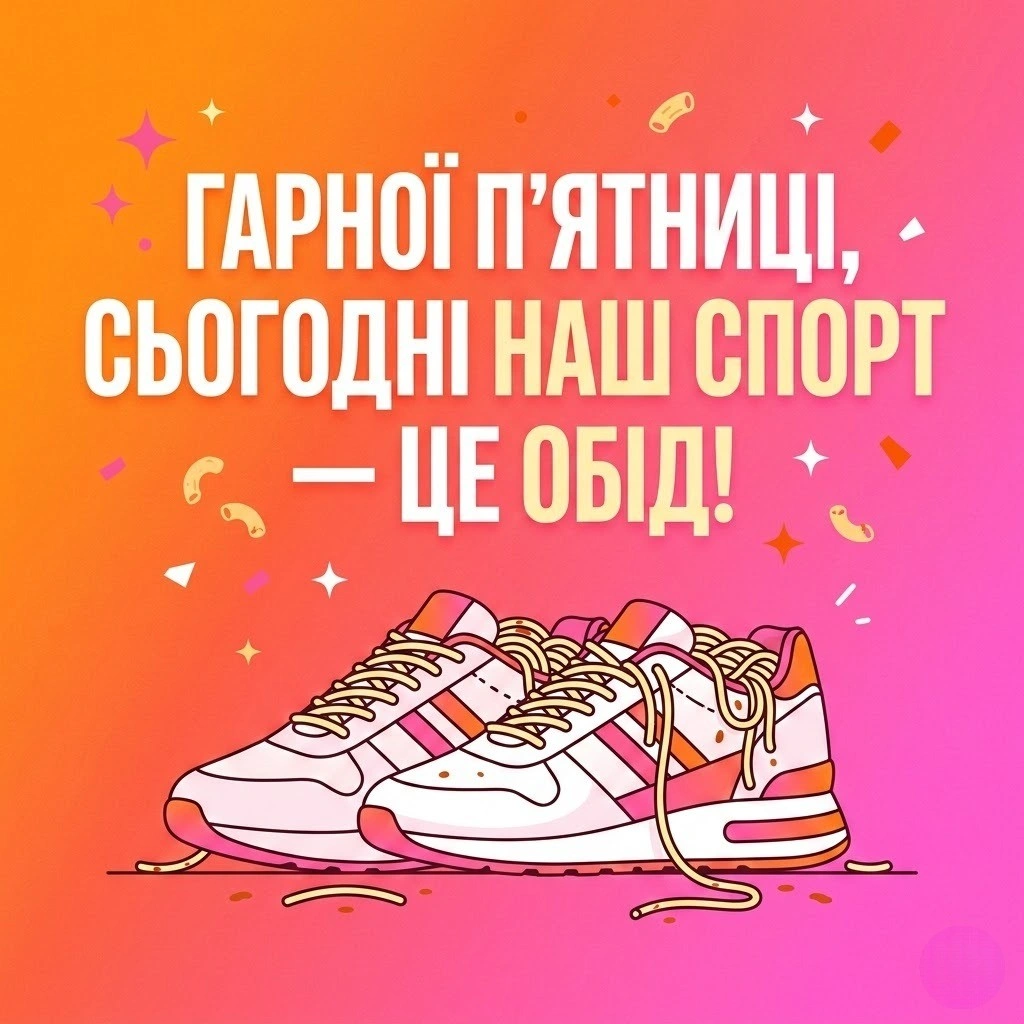 Гарної п’ятниці та доброго ранку: спортивні картинки з гумором для бадьорого настрою