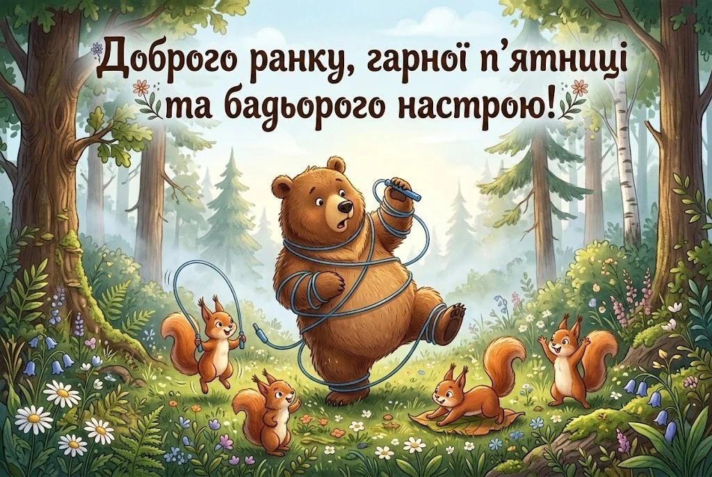 Гарної п’ятниці та доброго ранку: спортивні картинки з гумором для бадьорого настрою
