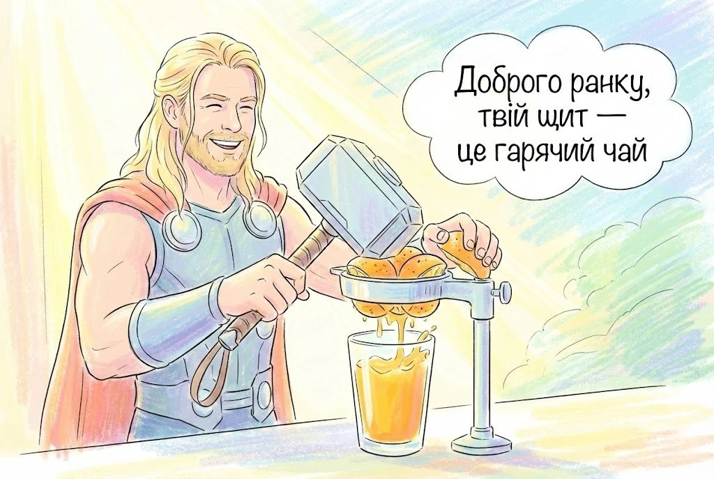 Доброго ранку: прикольні картинки з супергероями для бадьорого настрою