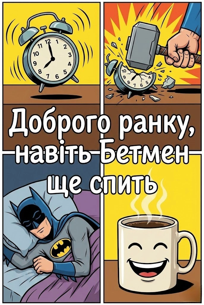 Доброго ранку: прикольні картинки з супергероями для бадьорого настрою