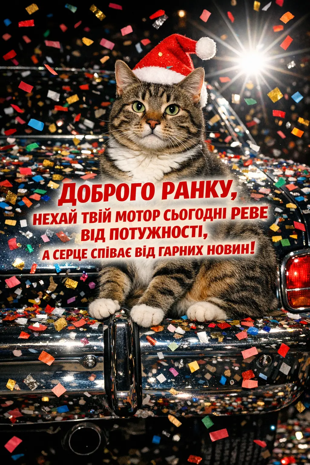Доброго ранку, котику: автомобільний гумор у кумедних листівках для гарного настрою