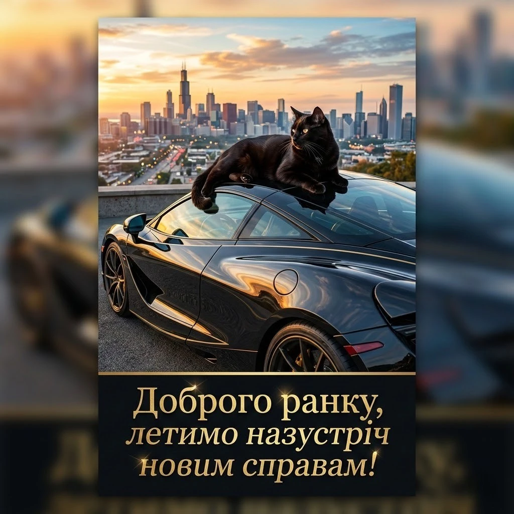 Доброго ранку, котику: автомобільний гумор у кумедних листівках для гарного настрою