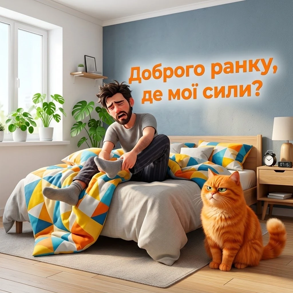 Доброго ранку : сучасний гумор та позитивні листівки для людей, які цінують щирість