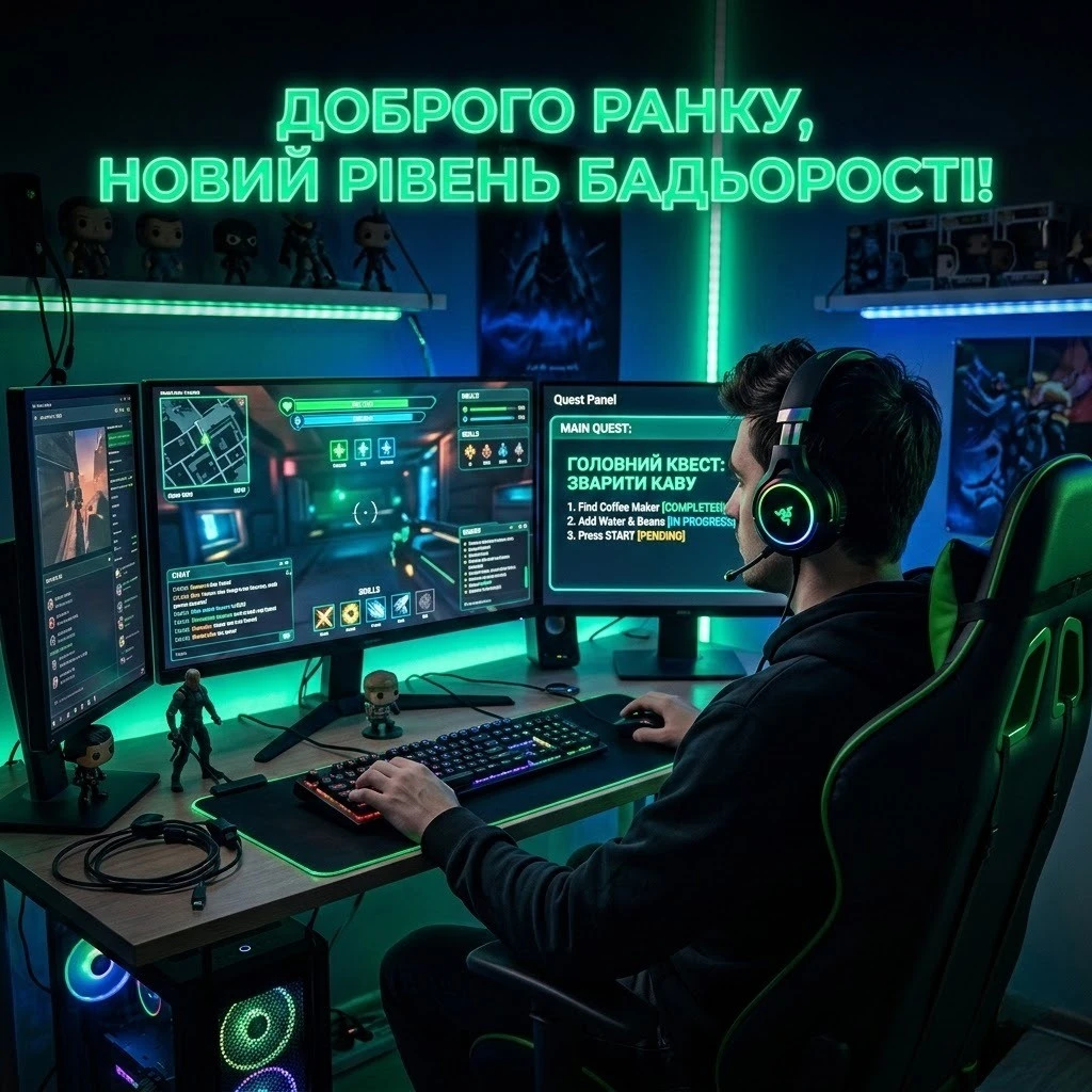 Доброго ранку : сучасний гумор та позитивні листівки для людей, які цінують щирість