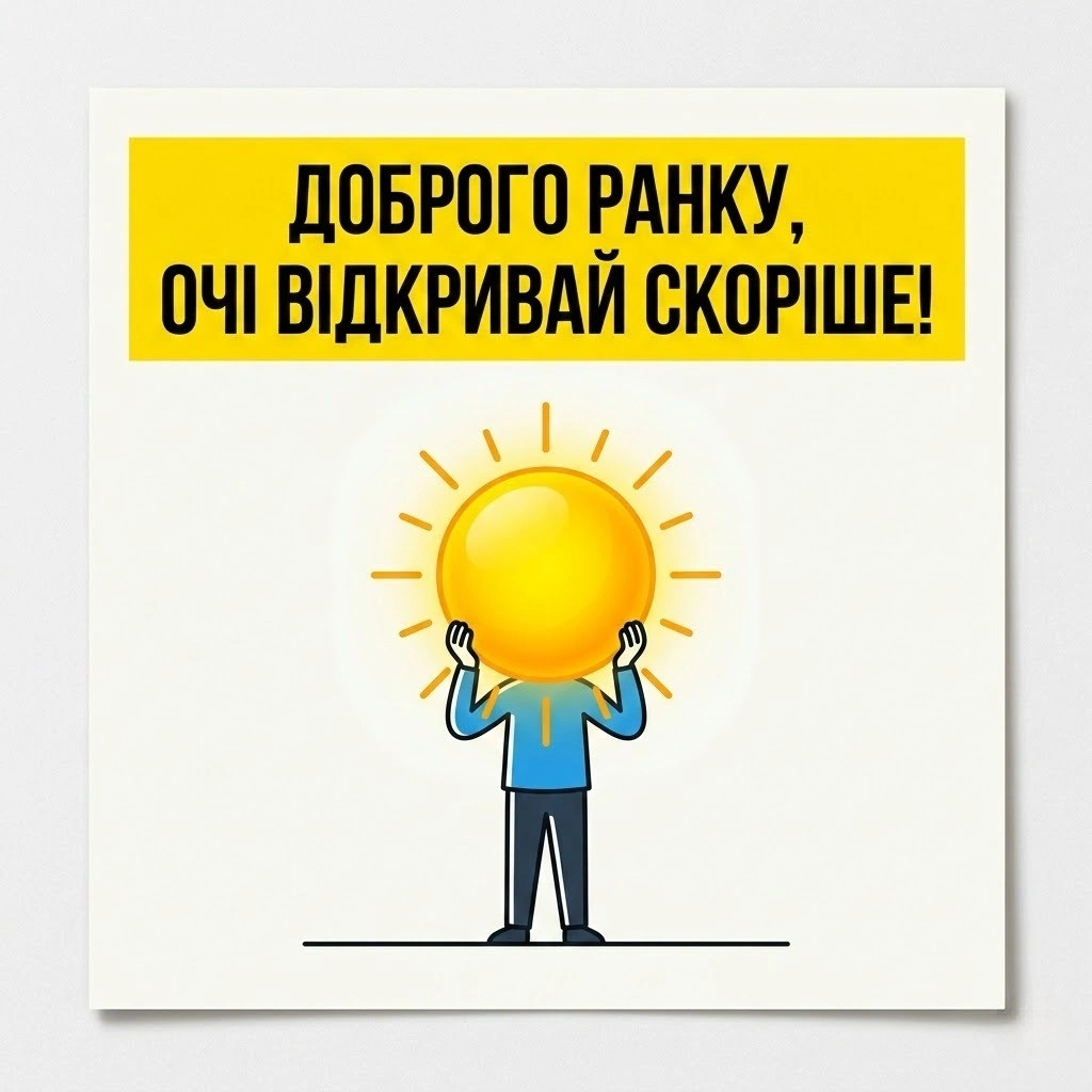 Доброго ранку : сучасний гумор та позитивні листівки для людей, які цінують щирість
