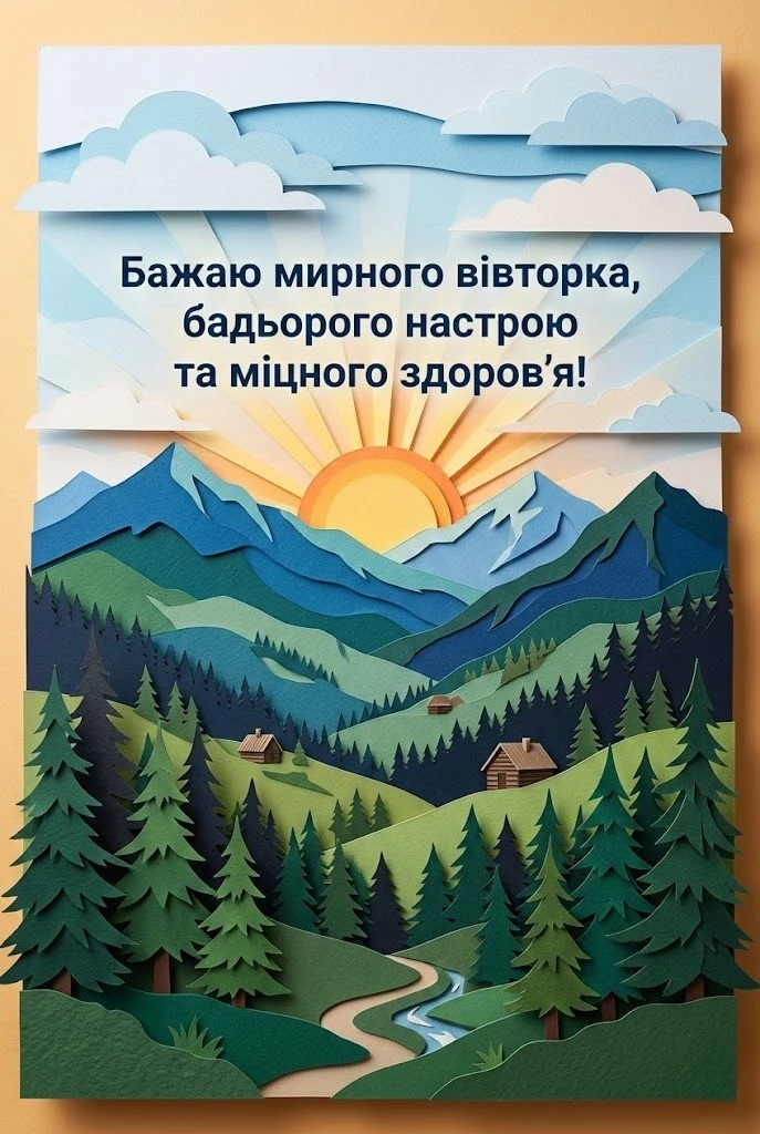 Доброго ранку, вівторок: картинки для бадьорості та натхнення в Україні