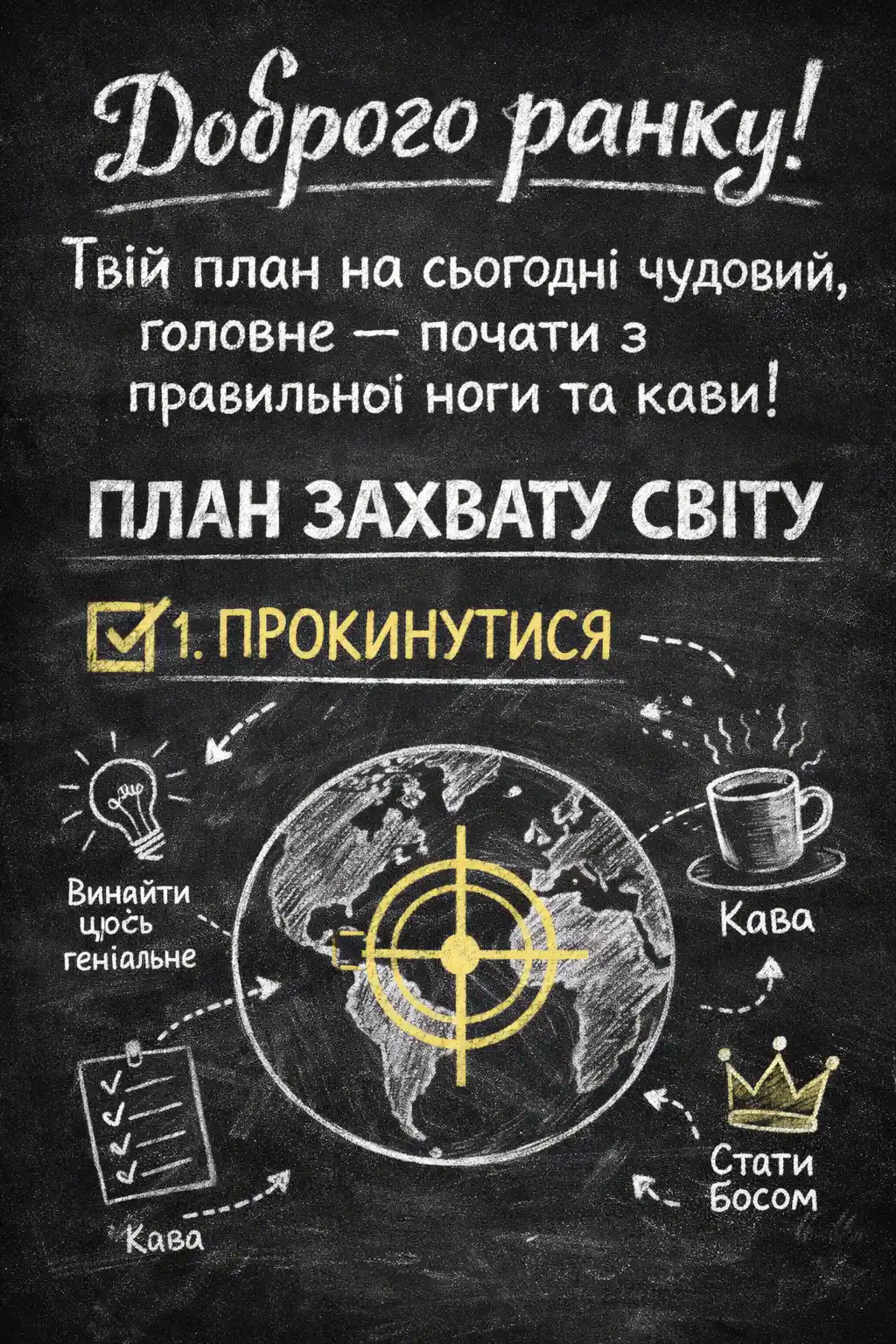 Доброго ранку, коханий чоловік: сучасний гумор у прикольних листівках для гарного настрою