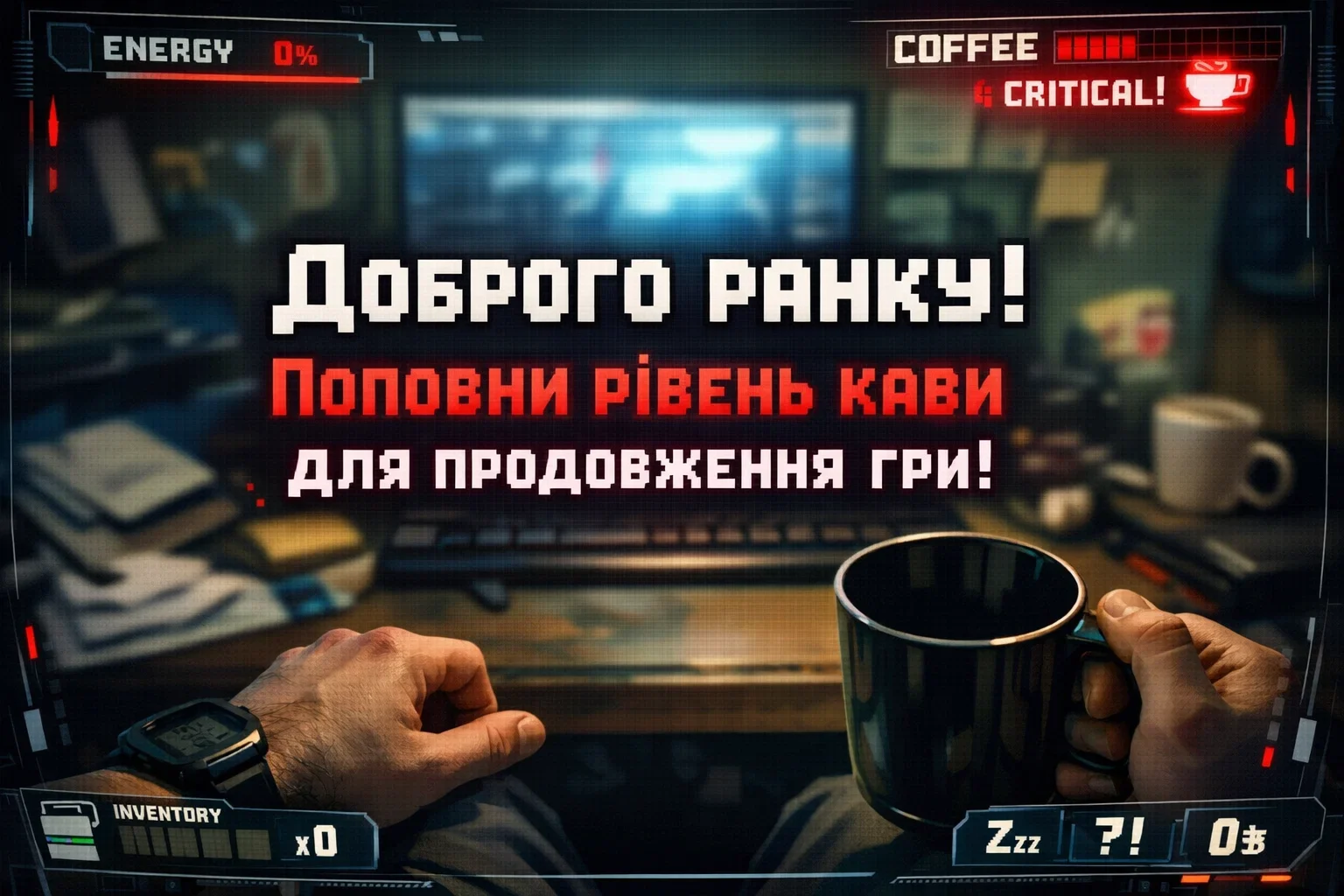 Доброго ранку, коханий чоловік: сучасний гумор у прикольних листівках для гарного настрою