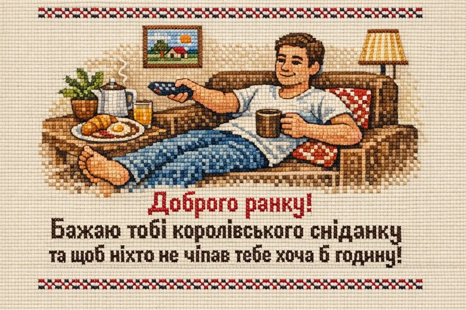 Доброго ранку, коханий чоловік: сучасний гумор у прикольних листівках для гарного настрою