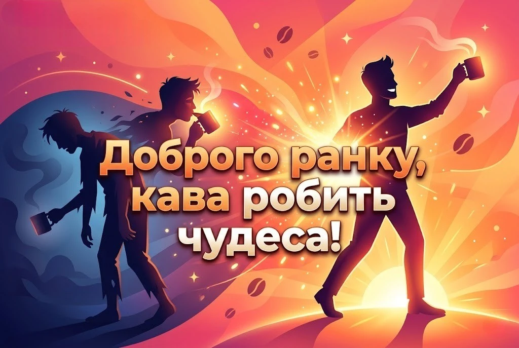 Доброго ранку, коханий чоловік: сучасний гумор у прикольних листівках для гарного настрою