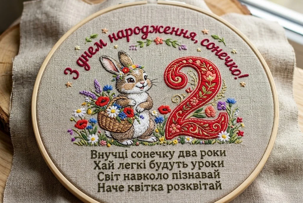 З днем народження, внученько! Побажання на 2 роки від бабусі в прозі та віршах