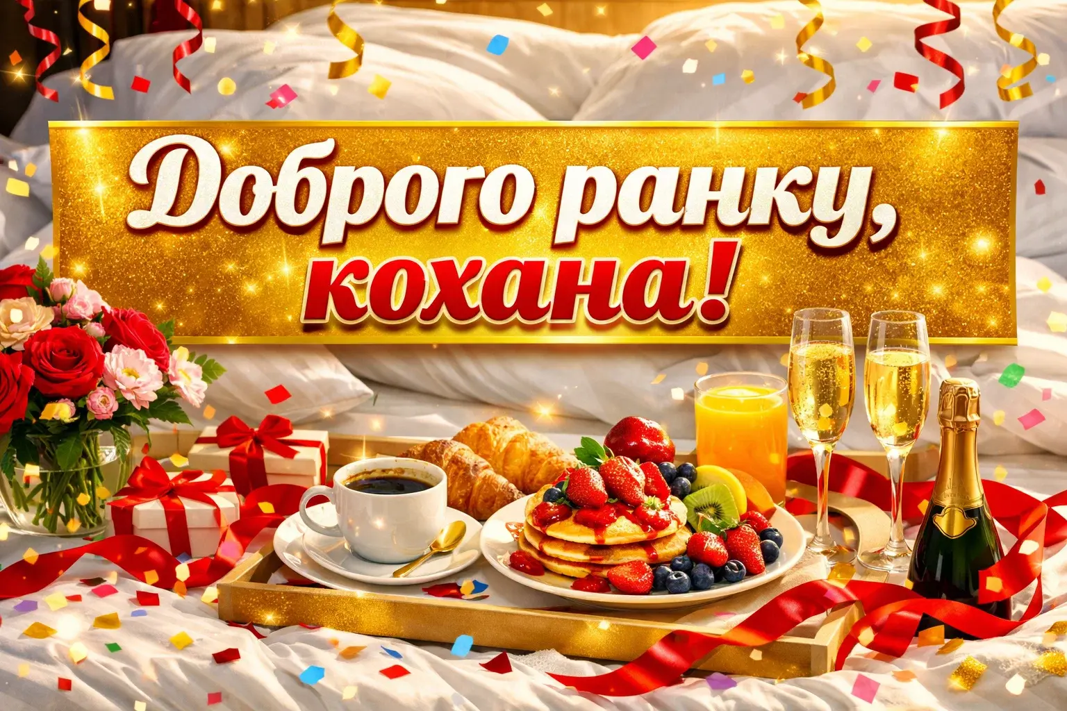 Доброго ранку, кохана моя: картинки та ніжні листівки для найкращого початку дня