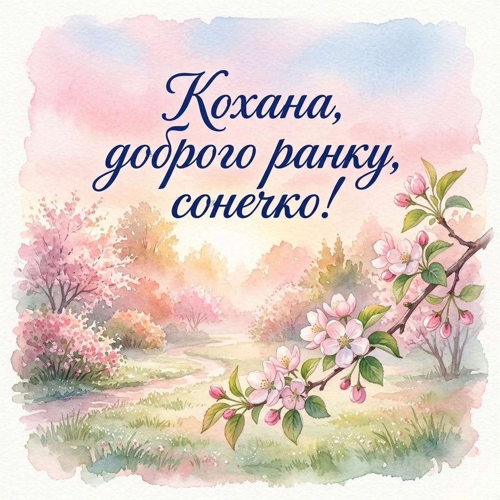 Доброго ранку, кохана моя: картинки та ніжні листівки для найкращого початку дня