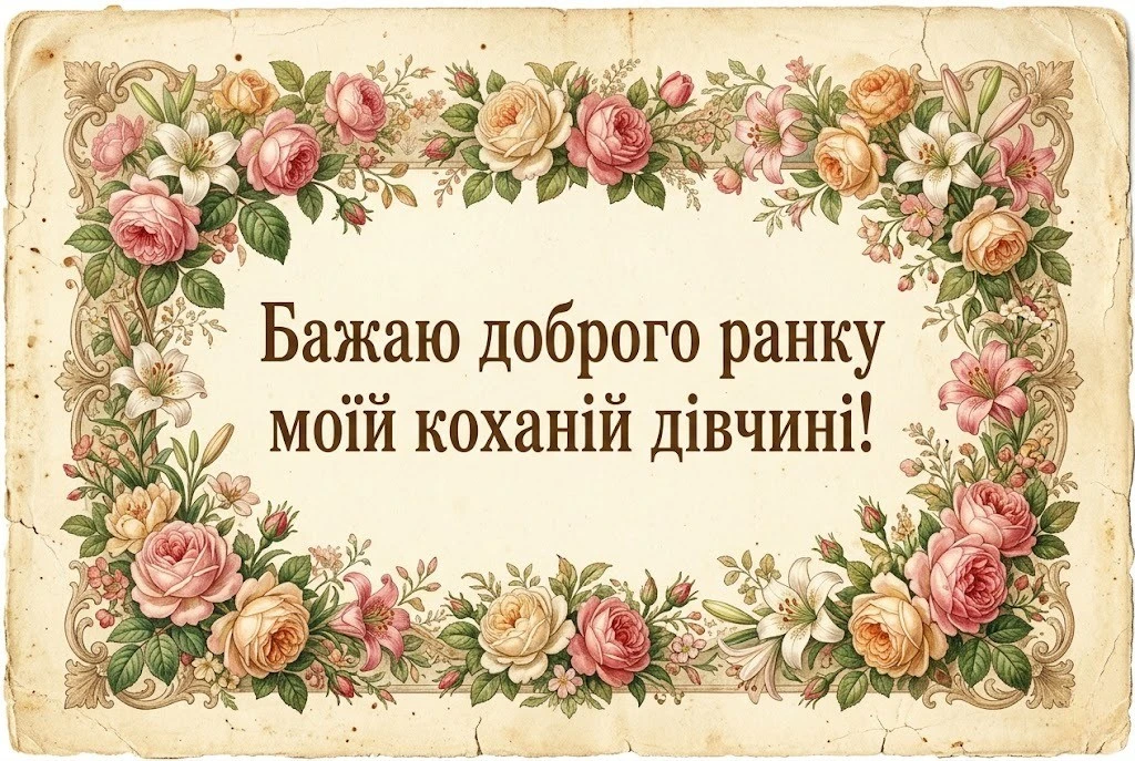 Доброго ранку, кохана моя: картинки та ніжні листівки для найкращого початку дня