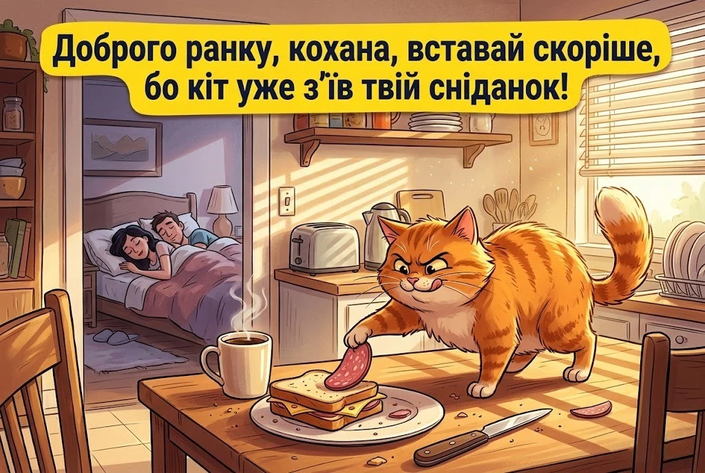 Доброго ранку, кохана моя: картинки та ніжні листівки для найкращого початку дня