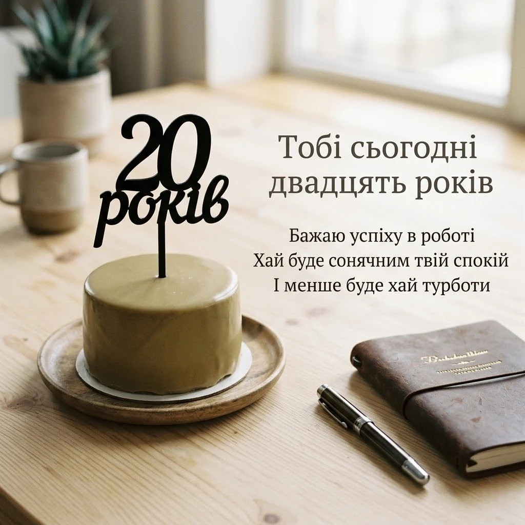 Найкращі привітання з днем народження 20 років хлопцю: проза та вірші