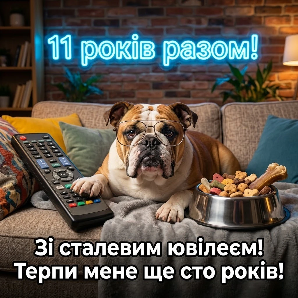 Привітання чоловіку на 11 років весілля: найтепліші слова та вірші