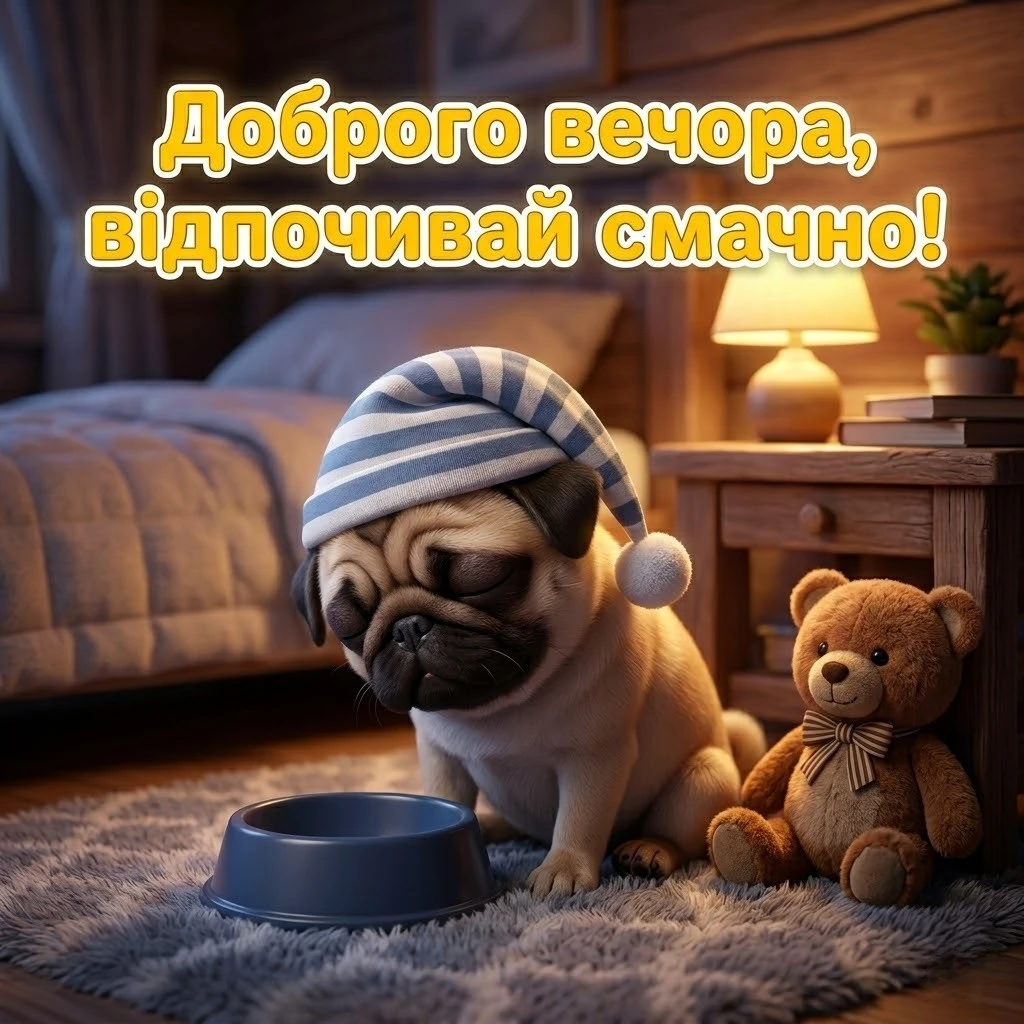 Доброго вечора та спокійної ночі: сучасні картинки та душевні листівки для затишного відпочинку