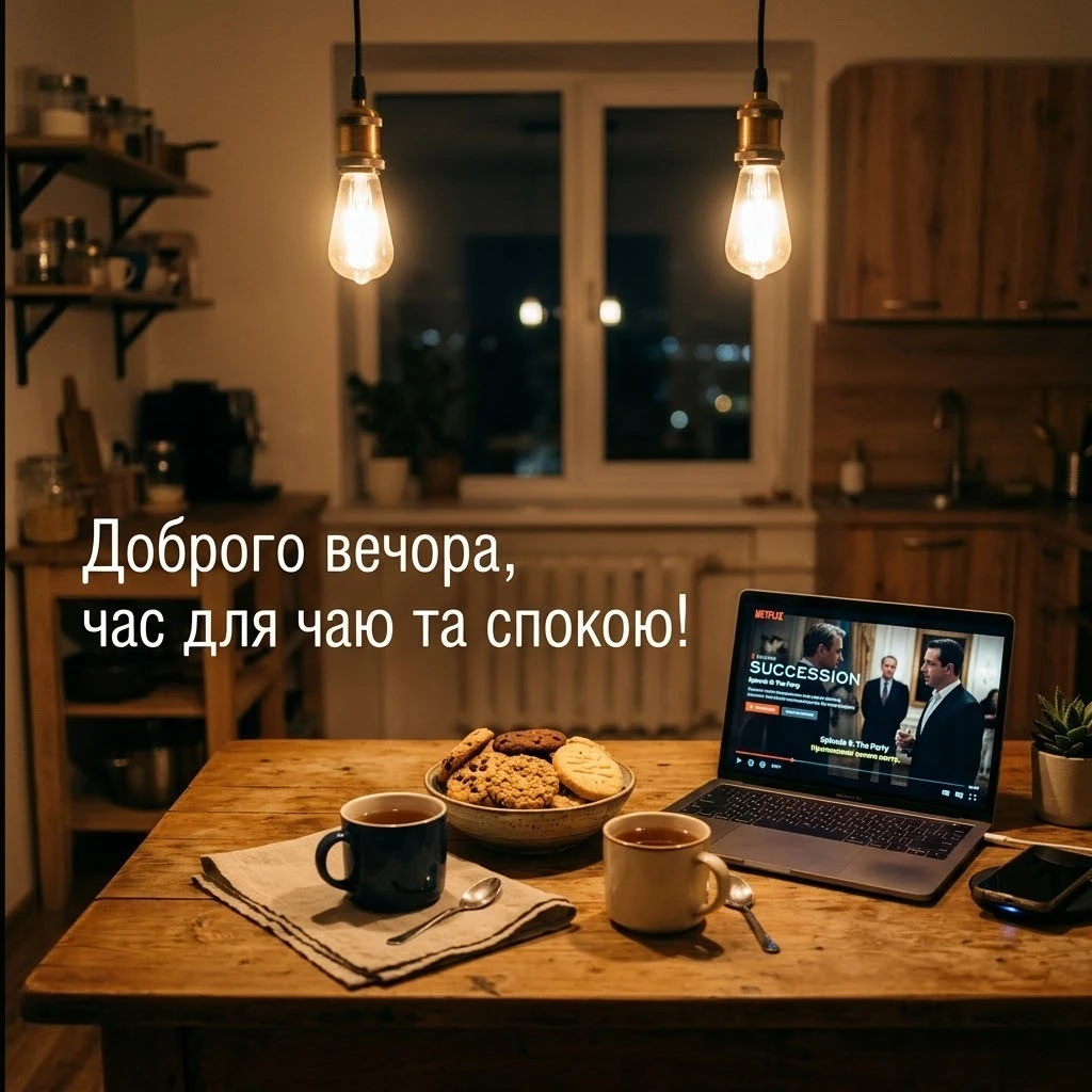 Доброго вечора та спокійної ночі: сучасні картинки та душевні листівки для затишного відпочинку