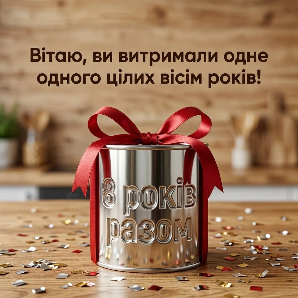 8 років весілля: найтепліші привітання та щирі побажання