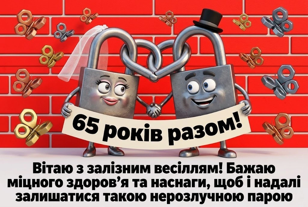65 років разом: зворушливі привітання з залізним весіллям у віршах та прозі